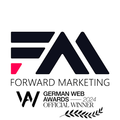 Forward Marketing - Ihre Werbeagentur aus Erfurt & Dermbach in Thueringen Forward-Marketing-Winner-German-Web-Award-2024-Werbeagentur-Erfurt-Dermbach-Thueringen